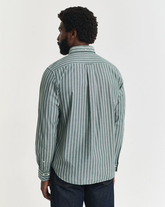 Regular Fit Striped Archive Poplin Shirt