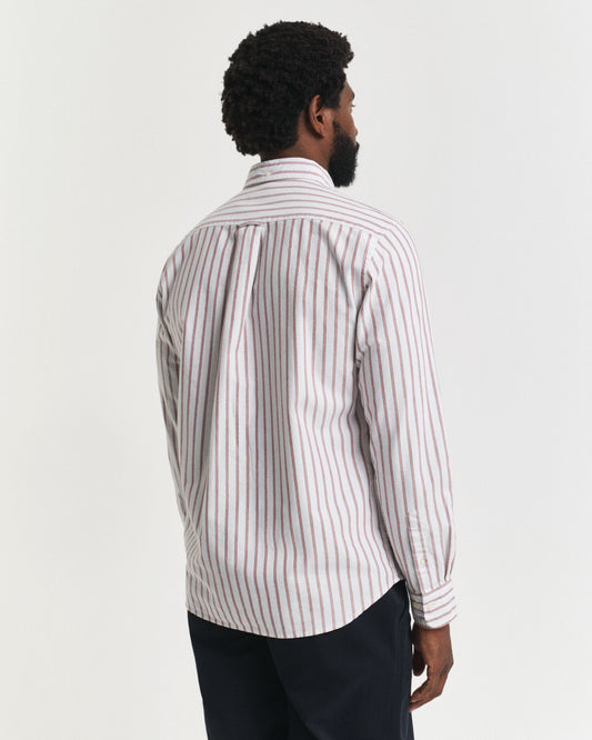 Regular Fit Striped Archive Oxford Shirt
