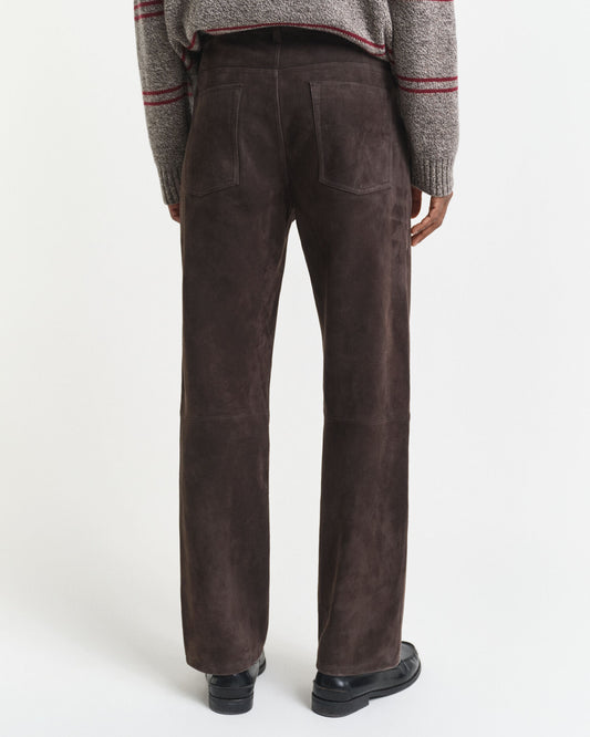 Suede Straight Fit Jeans