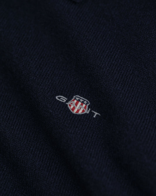 Superfine Lambswool Polo Sweater