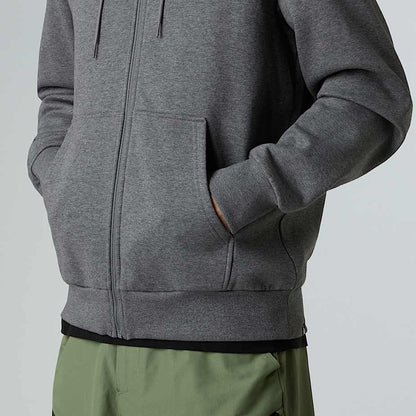 Men's Simple Dome Full-Zip Hoodie