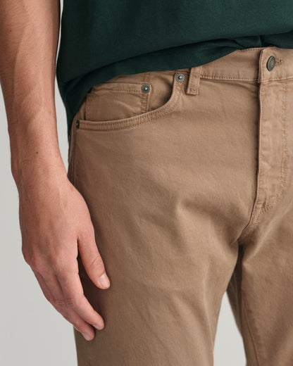 Men's Regular Fit Desert Jeans - DESERT BROWN