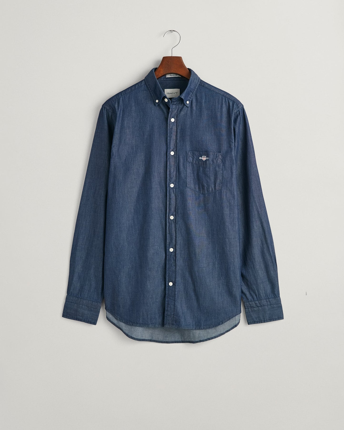 Men's Regular Fit Indigo Shirt - DARK INDIGO