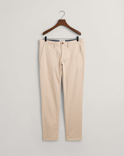 Men's Slim Fit Twill Chinos - PUTTY