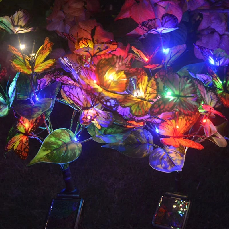 🦋HOT SALE 49% OFF🔥Chikalabs Garden Led Solar Butterfly Stake Lights