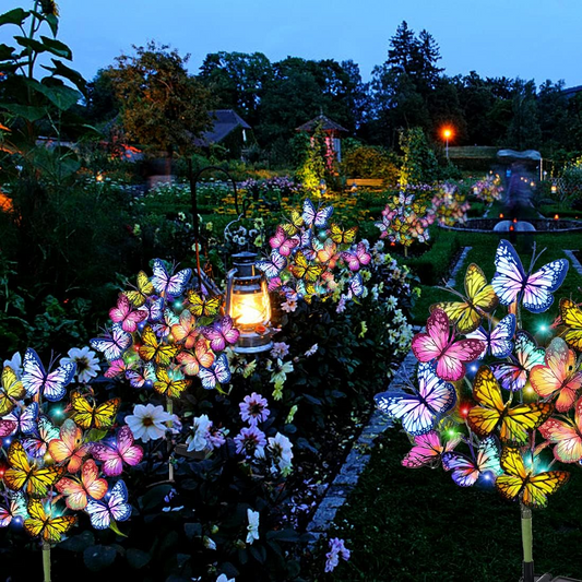 Chikalabs Outdoor Garden Solar Flower Lights