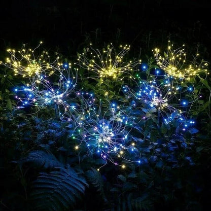 🎁Chikalabs Waterproof Solar Garden Fireworks Lighting Lamp