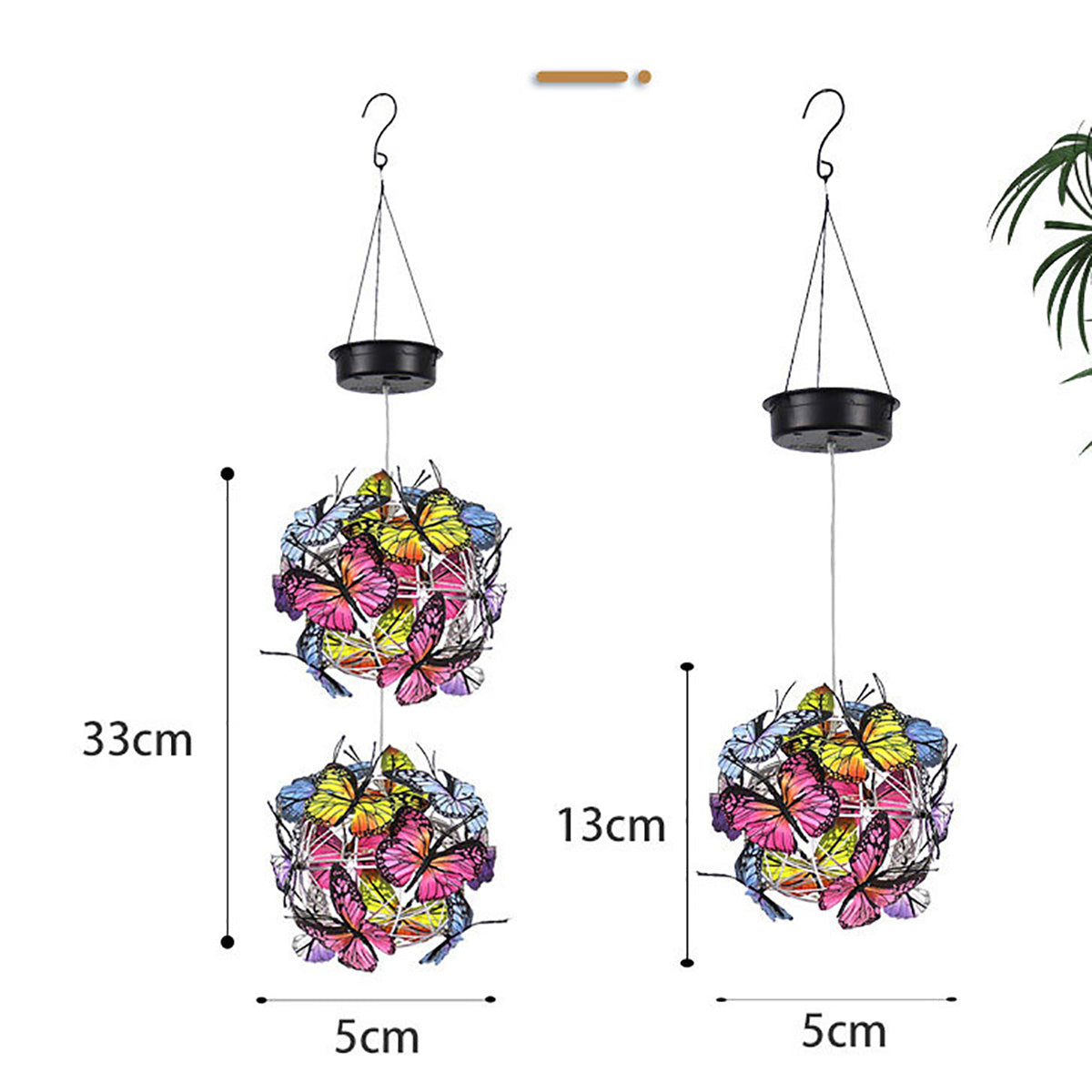 🦋 Beautify Your Garden 2025- ✨Chikalabs Creative Hummingbird Solar Wind Chimes