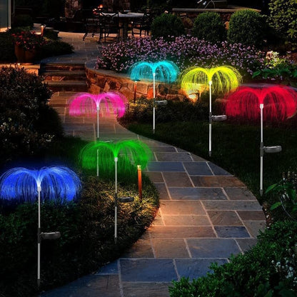 🎄Chikalabs Garden Solar Changing Jellyfish Lights