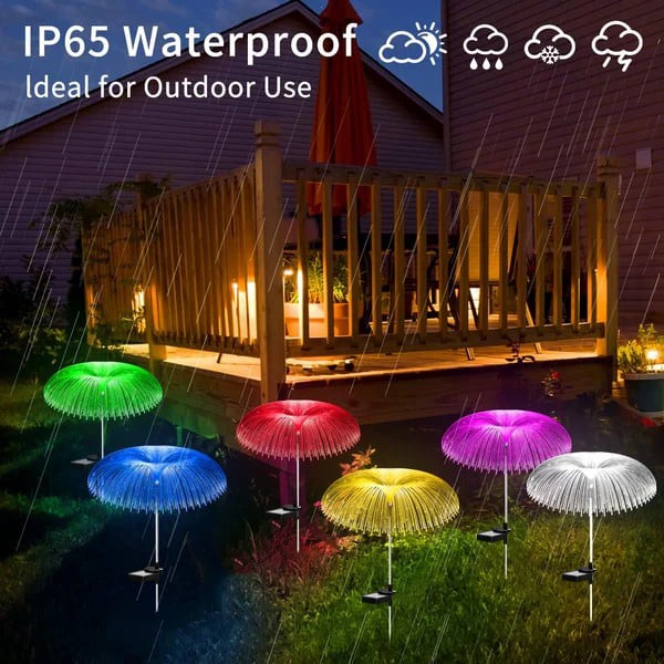 🎄Chikalabs Garden Solar Changing Jellyfish Lights