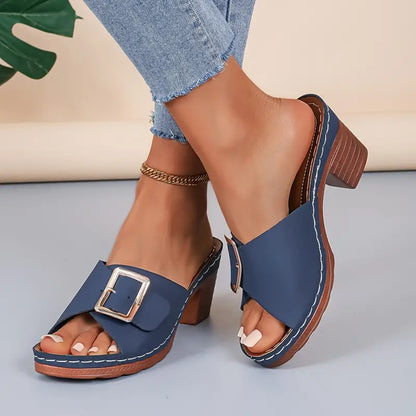 Women's Solid Color Stylish Sandals