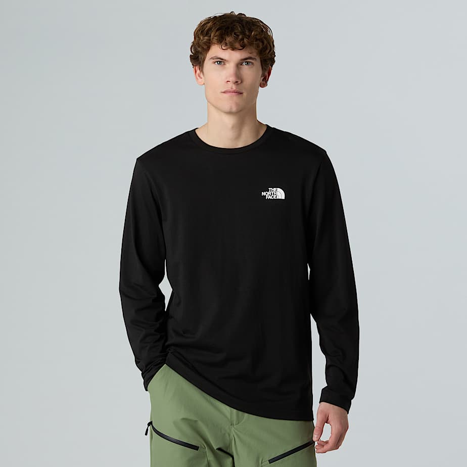 Men's Long-Sleeve Simple Dome T-Shirt