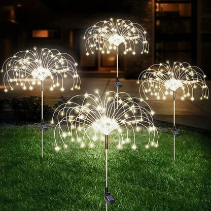 🎁Chikalabs Waterproof Solar Garden Fireworks Lighting Lamp