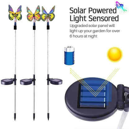 [Last Day -49%OFF]Chikalabs Garden Decor Solar  Butterfly Lights
