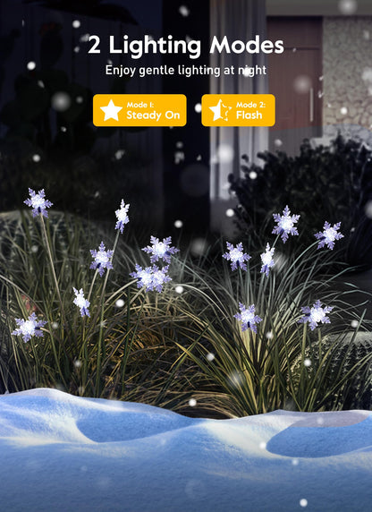 💐Chikalabs Garden Solar Garden Lights, 2 Lighting Modes