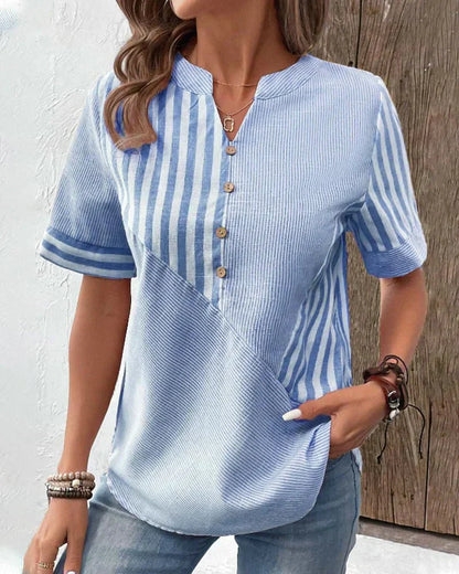 Soft Striped Blouse