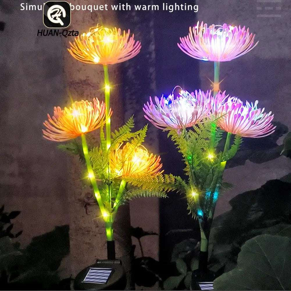 🪷Chikalabs Garden Solar Manjusaka Flower Lights