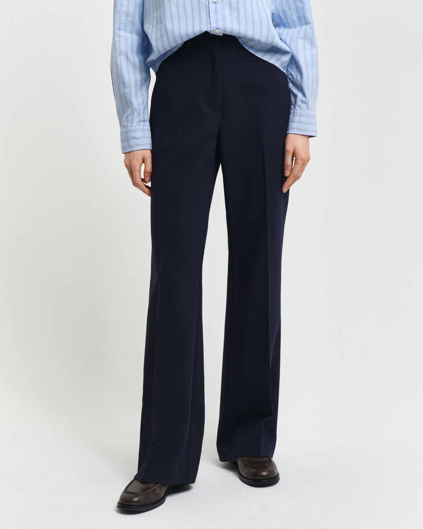 Slim Fit Flared Slacks