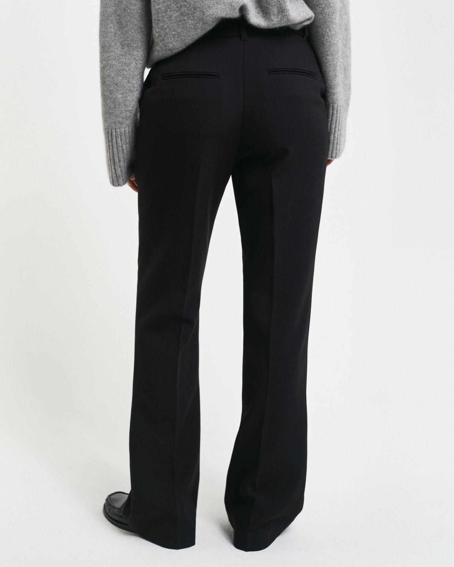 Slim Fit Flared Slacks