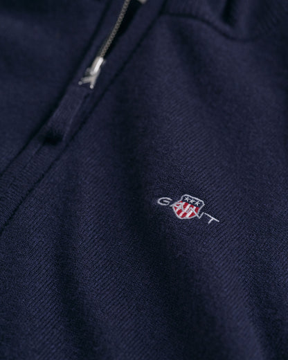 Superfine Lambswool Zip Cardigan