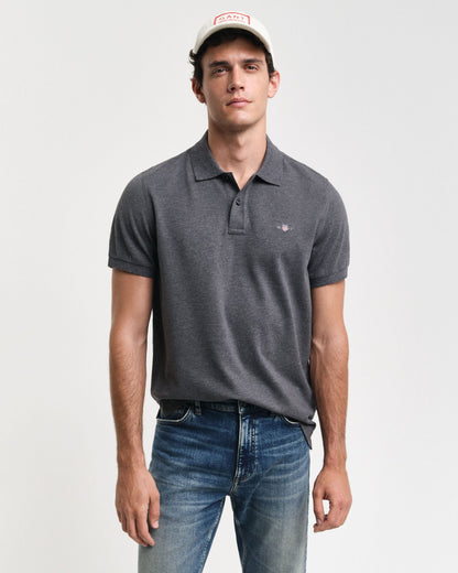 Regular Fit Shield Piqué Polo Shirt