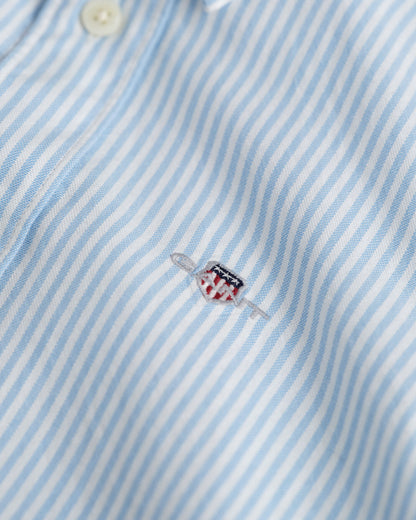 Kids Shield Striped Oxford Shirt