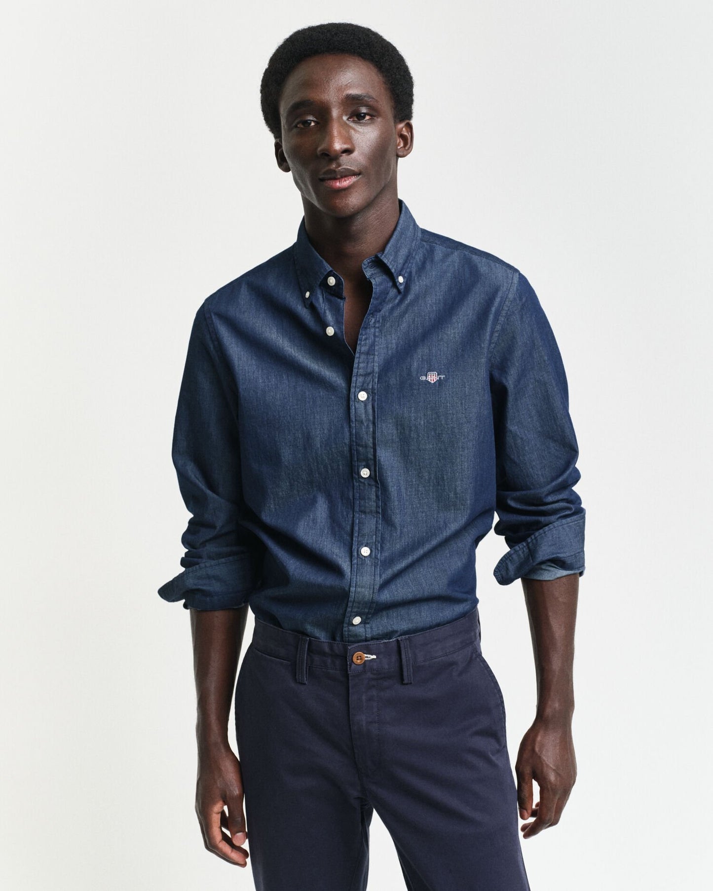 Slim Fit Indigo Shirt
