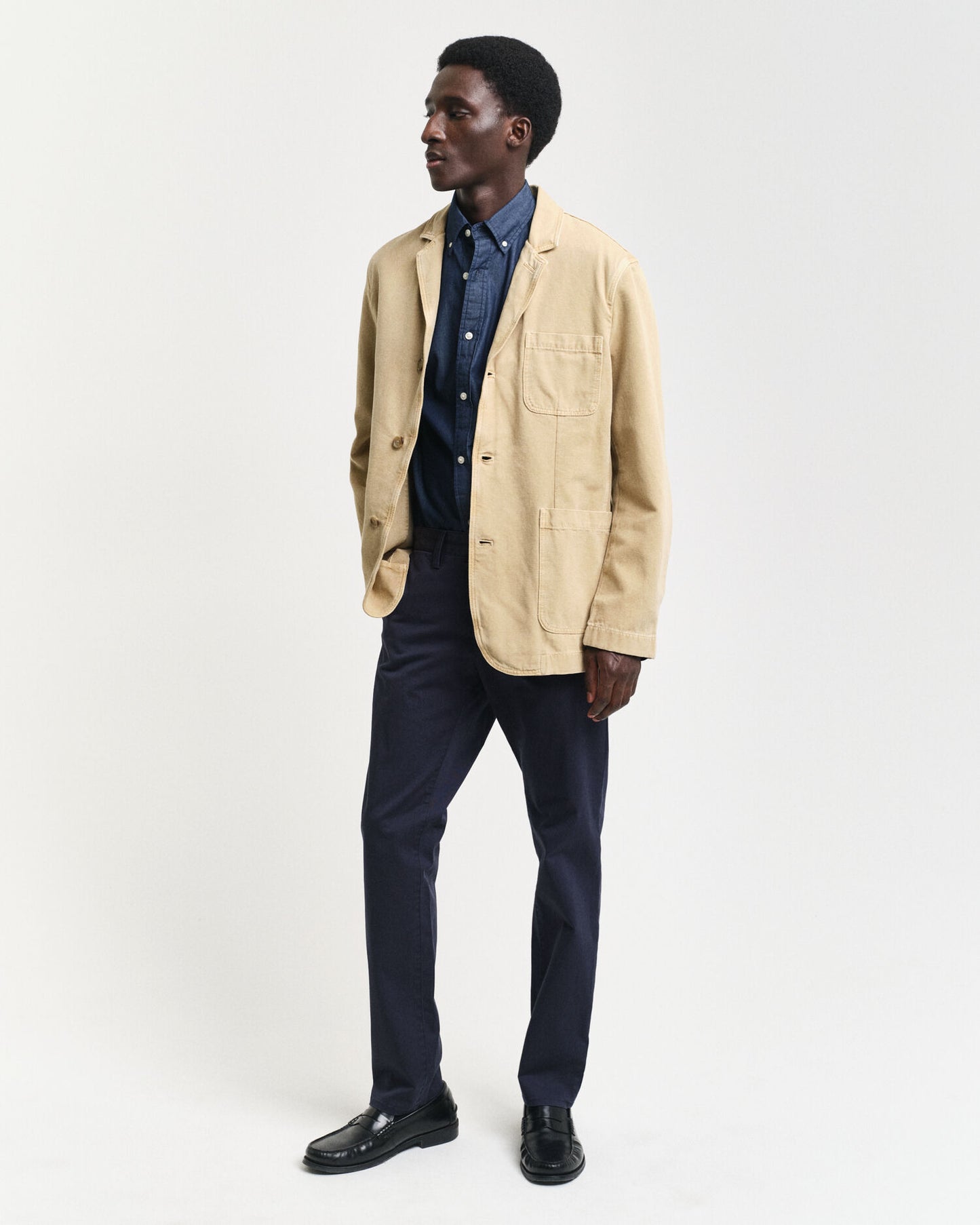 Slim Fit Indigo Shirt