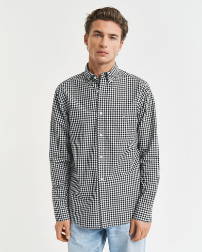 Regular Fit Classic Gingham Poplin Shirt