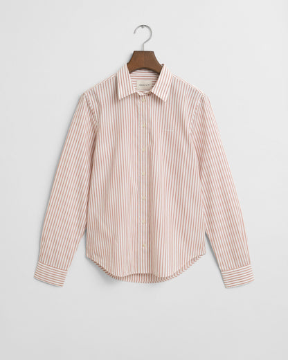 Regular Fit Classic Poplin Striped Shirt