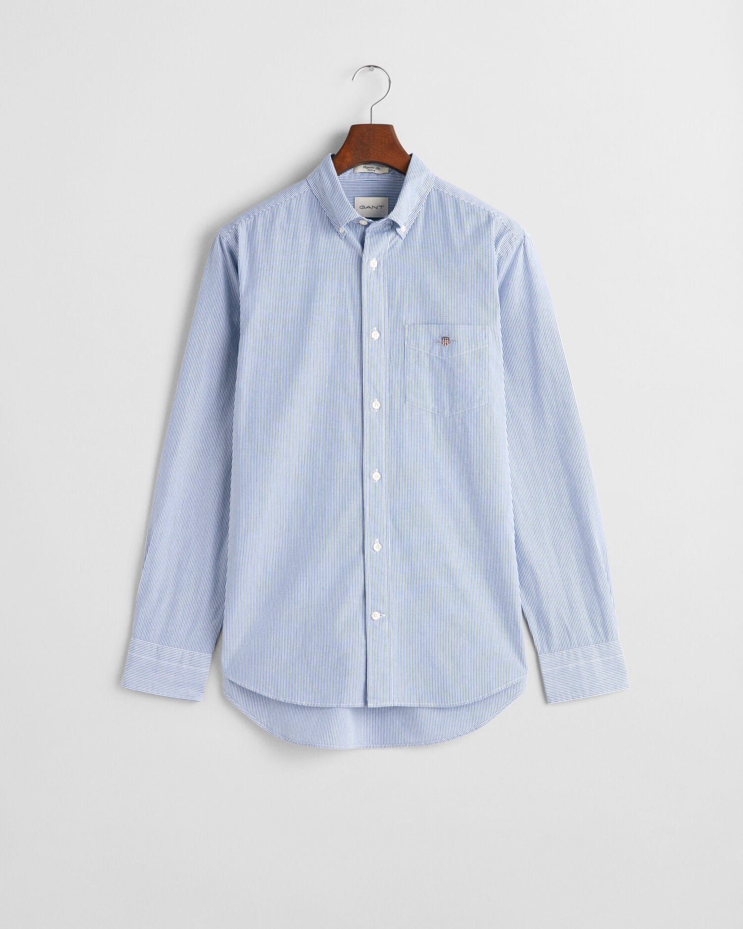 Regular Fit Classic Banker Stripe Poplin Shirt