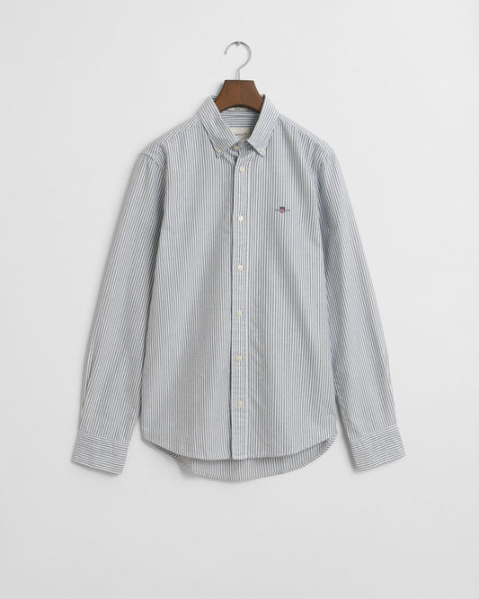 Slim Fit Banker Stripe Classic Oxford Shirt
