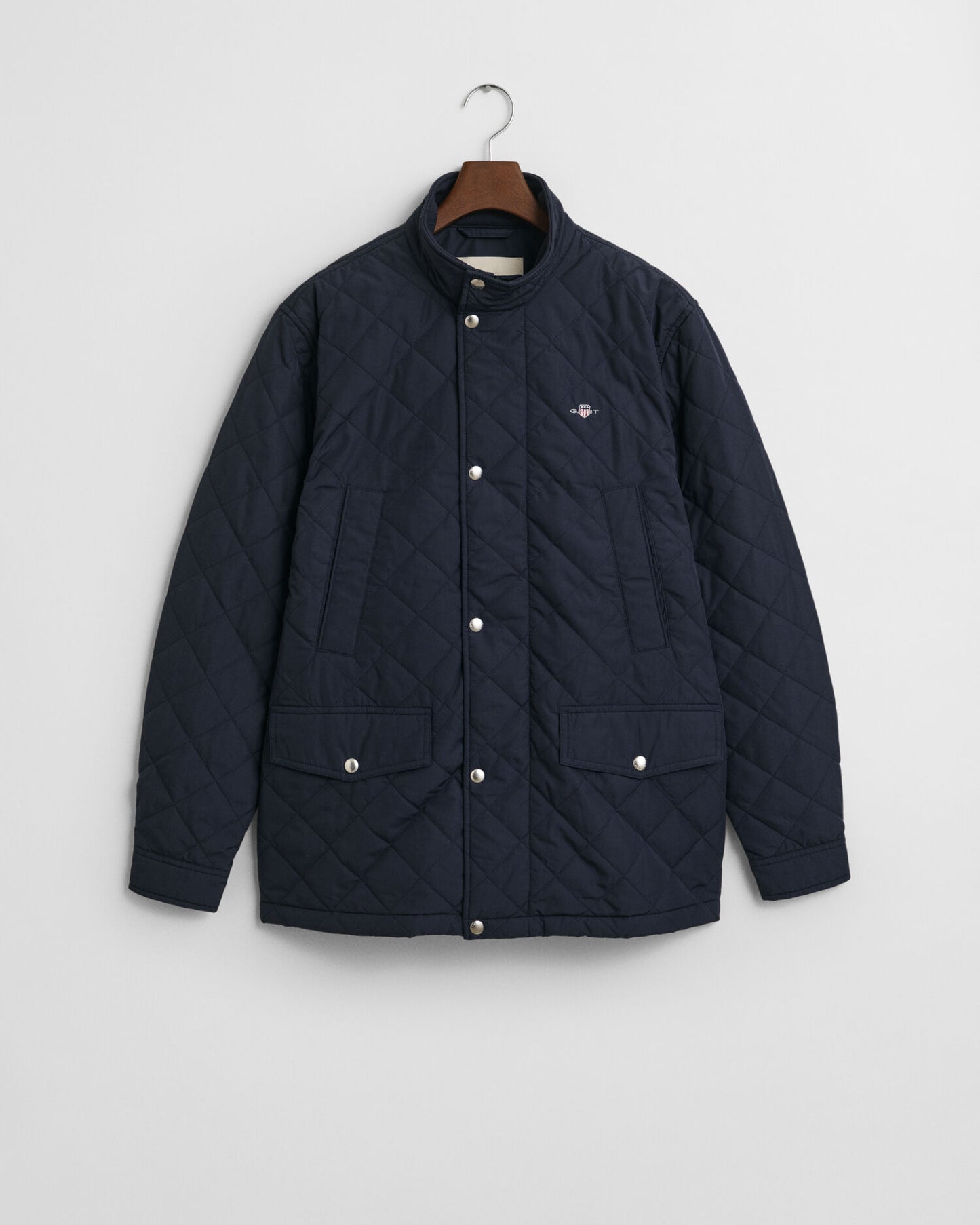 Quilted Windcheater Mid-Length Jacket