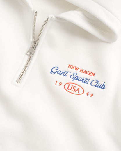 Teen Girls Sports Club Graphic Half-Zip Hoodie