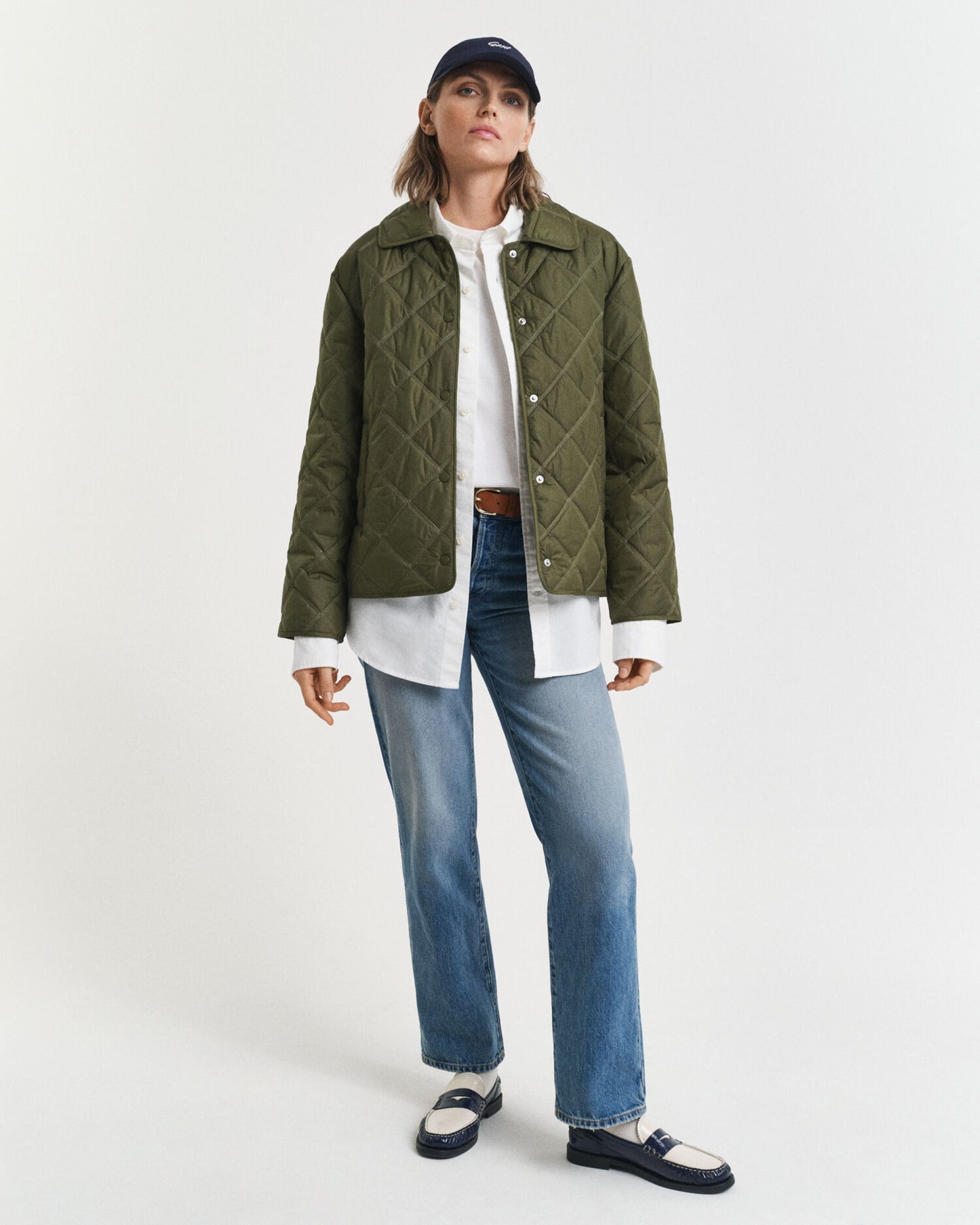 Collared Quilted Jacket