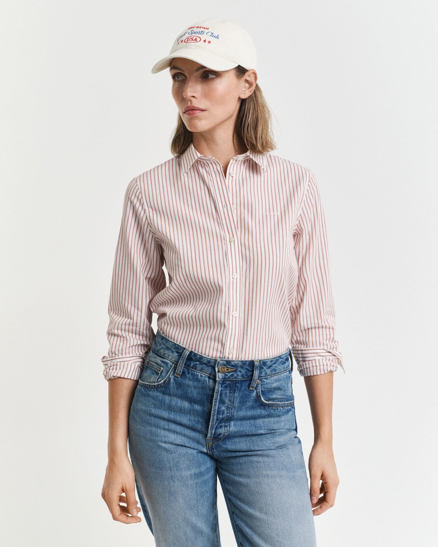 Regular Fit Classic Poplin Striped Shirt