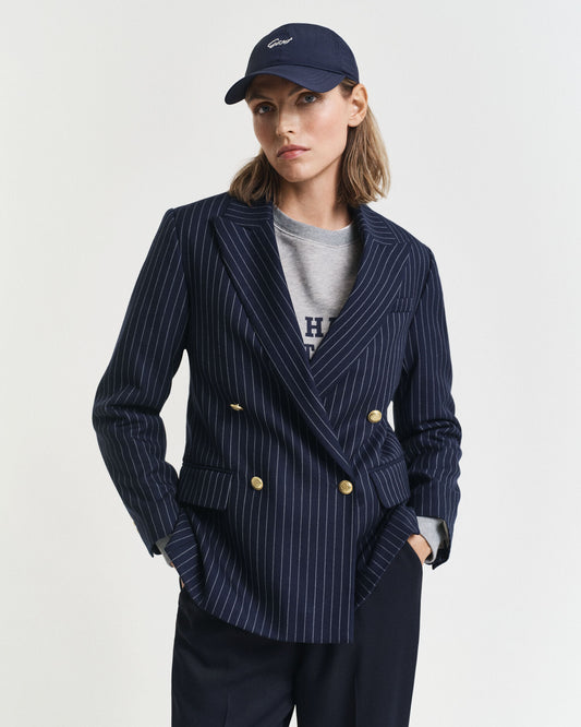 Regular Fit Pinstriped Club Blazer