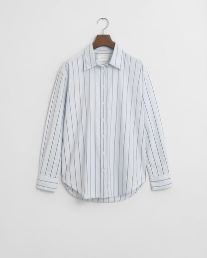 Relaxed Fit Striped Luxury Oxford Shirt