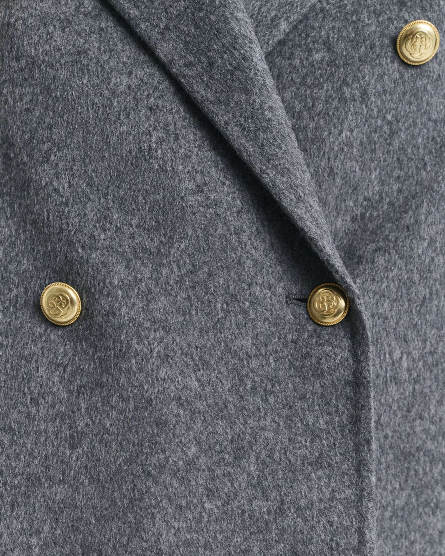 Handstitched Detail Pea Coat