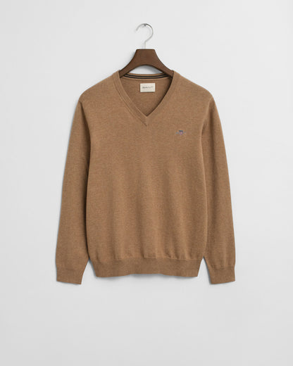 Classic Cotton V-Neck Sweater