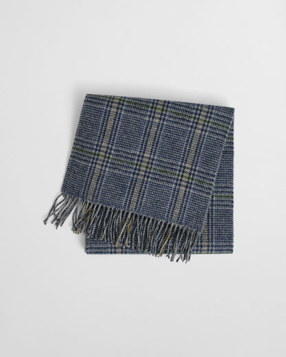 Double-Faced Check Scarf