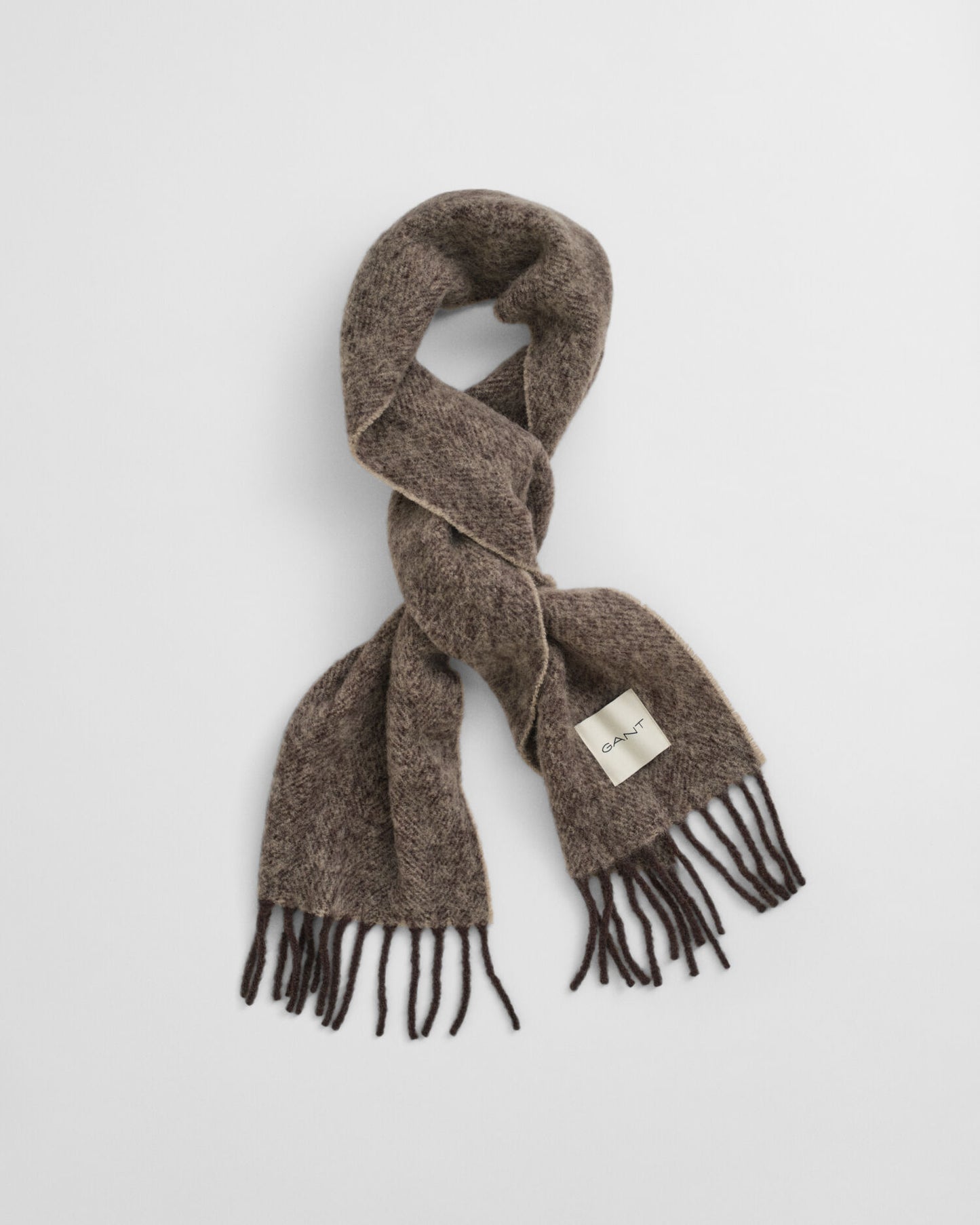 Mohair Alpaca Herringbone Scarf