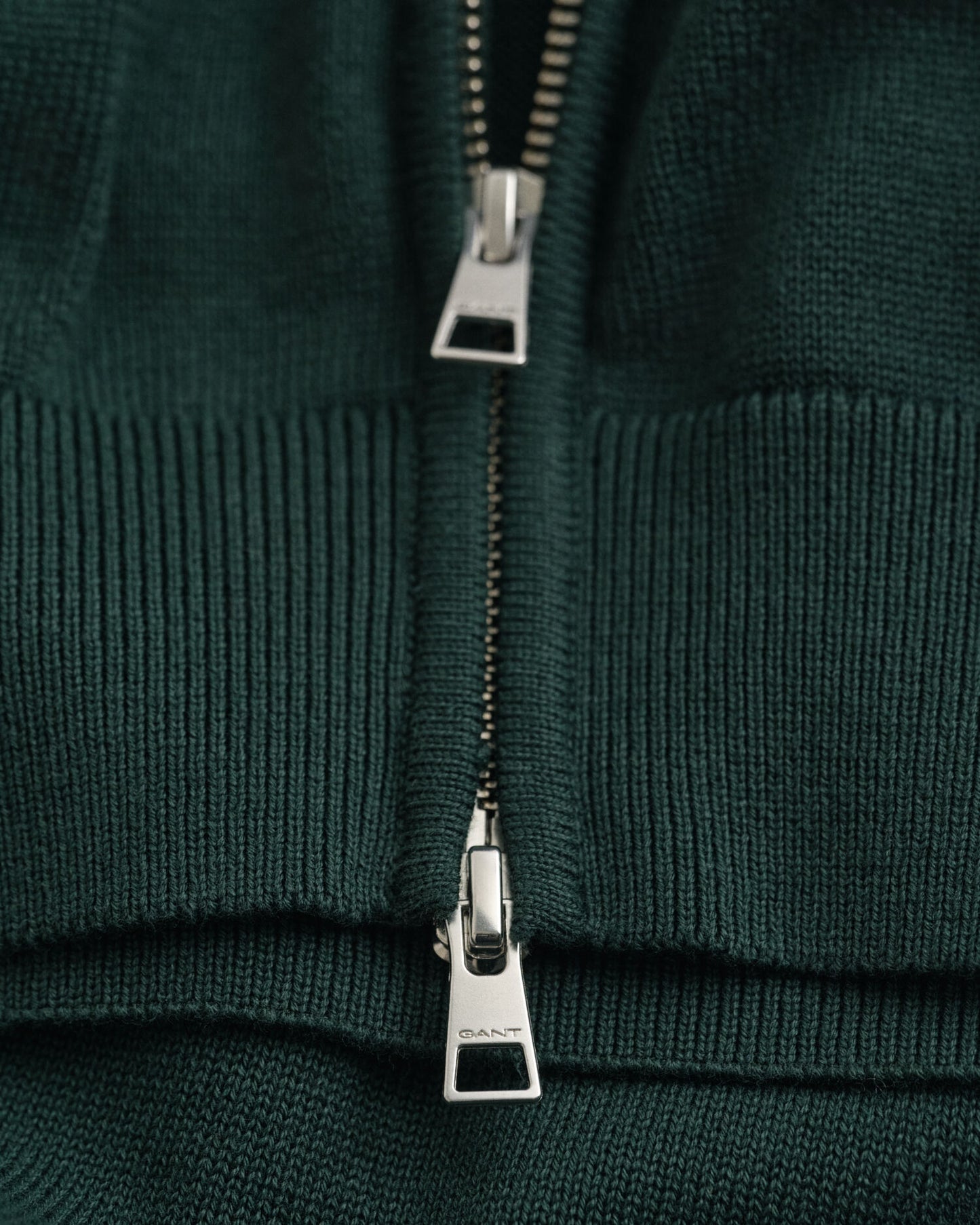 Casual Cotton Zip Cardigan