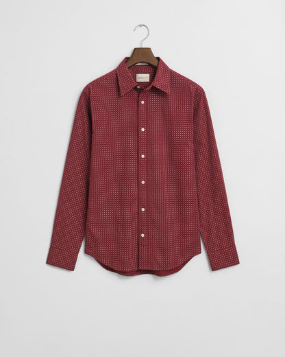 Regular Fit Micro Print Shirt