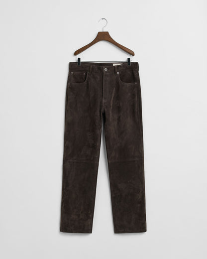 Suede Straight Fit Jeans