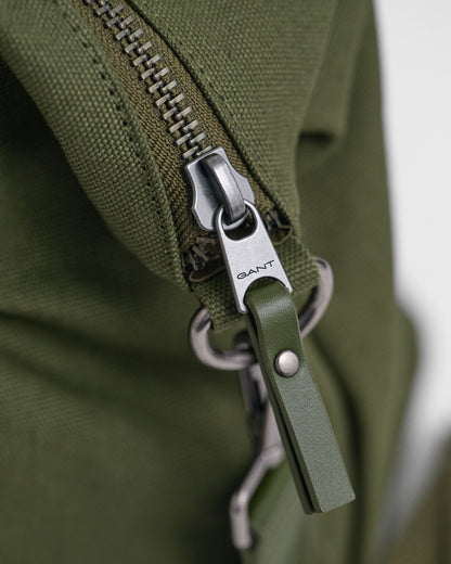 G Badge Cotton Canvas Duffel Bag