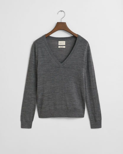 Extra Fine Merino Wool V-Neck Sweater