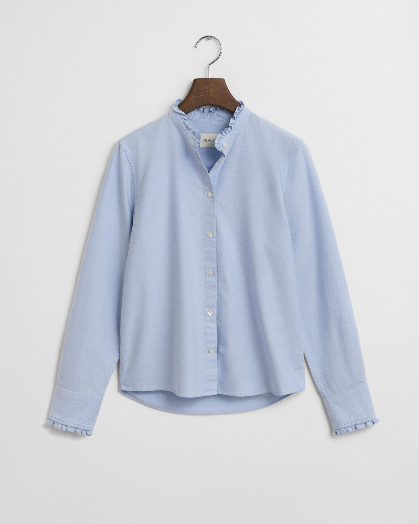 Classic Oxford Frill Blouse