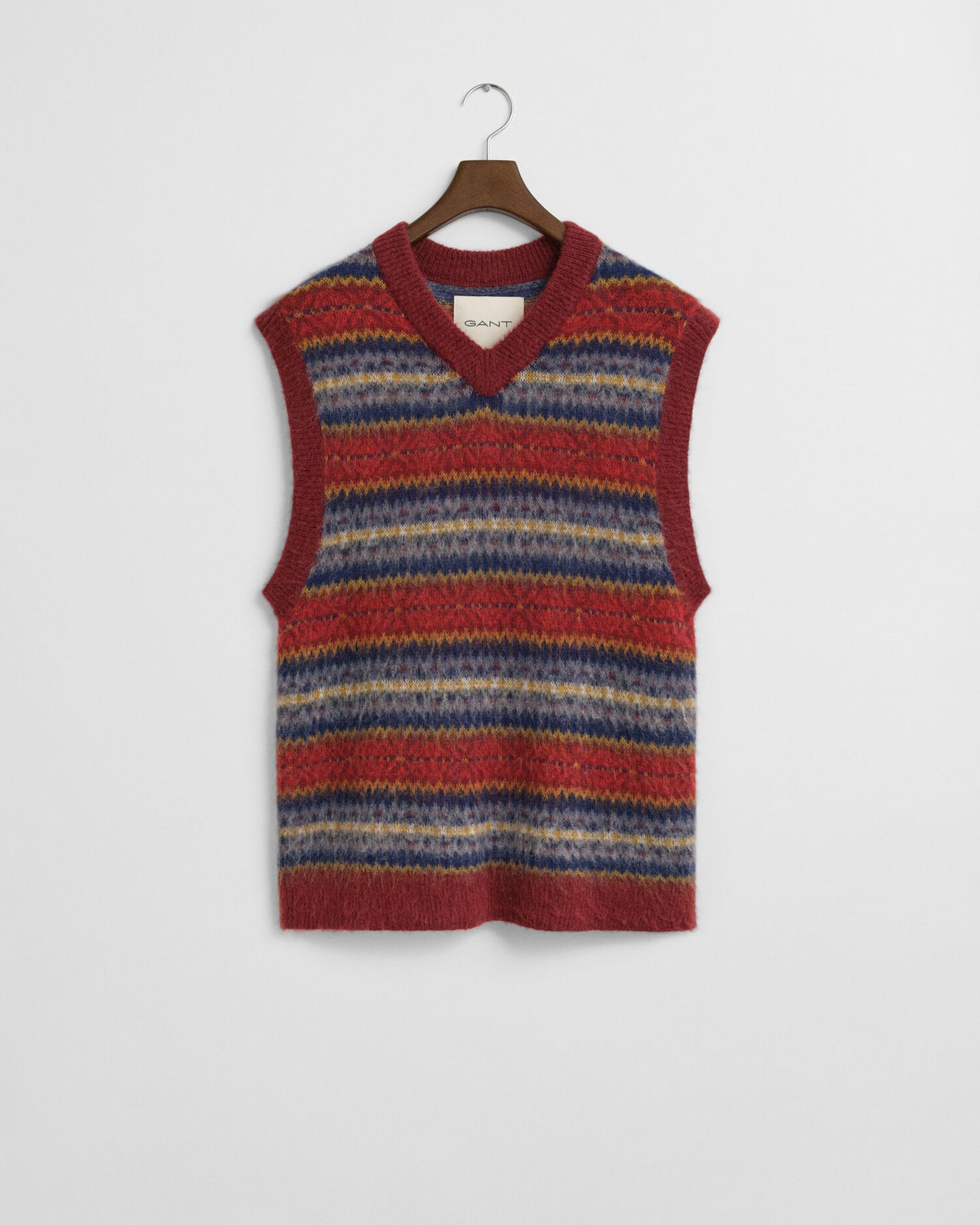 Brushed Fair Isle Vest