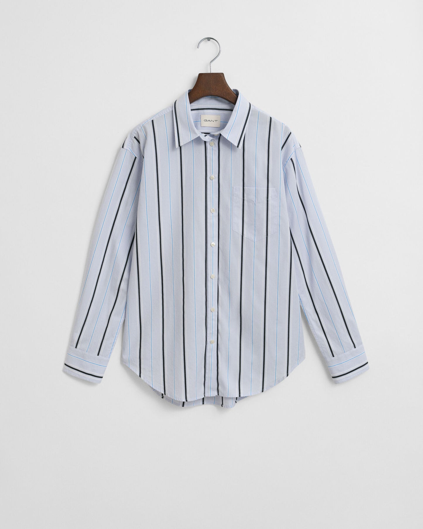 Relaxed Fit Classic Striped Poplin Shirt